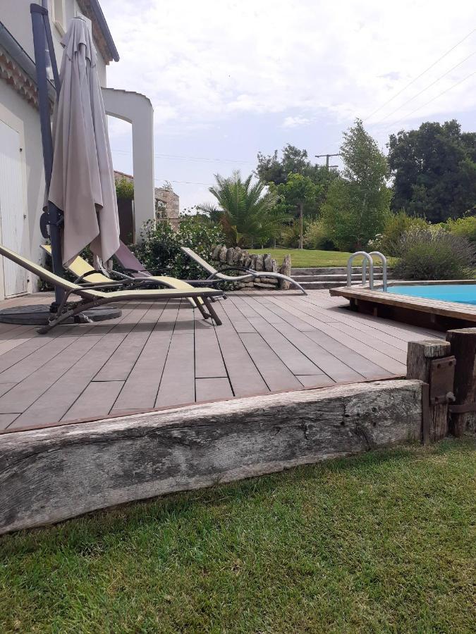 Villa Accueillante A Colonzelle Avec Piscine Privee Экстерьер фото